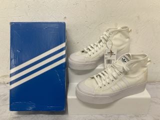 ADIDAS NIZZA PLATFORM MID W TRAINERS SIZE: 7