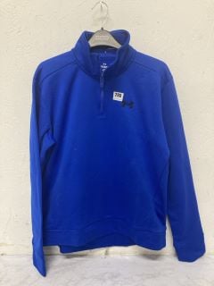 UNDER ARMOUR LOOSE 1/4 ZIP JUMPER SIZE: M