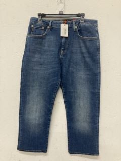 SUPERDRY DENIM VINTAGE SLIM STRAIGHT JEANS SIZE: 36/32