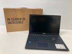 ASUS E510K 256 GB LAPTOP IN BLACK. (WITH BOX AND CHARGER, BIOS LOCKED AND PASSWORD PROTECTED / ONLY WORKS WHEN PLUGGED IN TO POWER). INTEL N4500, 8 GB RAM, , INTEGRATED [JPTZ7838].