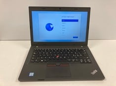 LAPTOP LENOVO L470 256GB SSD (ORIGINAL RRP - €269,98) IN BLACK. (WITH CHARGER 65W. NO BOX, KEYBOARD WITH FOREIGN LAYOUT). I5-6200U @ 2.30GHZ, 8GB RAM, 15.6" SCREEN, INTEL HD GRAPHICS 520 [JPTZ7832].