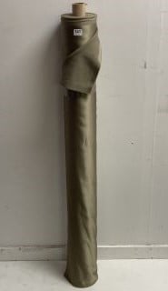 ROLL OF INTERIOR FABRIC, BRONZE GOLD COLOUR (WIDTH: 147CM) (LENGTH: 10M+ APPROX) (VAT ONLY PAYABLE ON BUYERS PREMIUM)