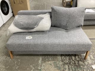 INNOVATION LIVING GREY FABRIC TWO-SEATER SOFA BED