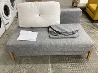 INNOVATION LIVING GREY FABRIC TWO-SEATER SOFA BED