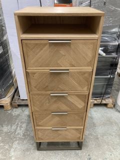 JOHN LEWIS ESTATE 5+1 TALL BOY CHEST RRP £799