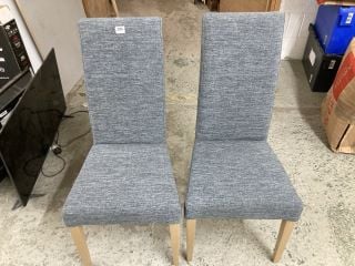 PAIR OF JOHN LEWIS ANYDAY DINING CHAIRS RRP £199