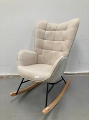 FURNISH BEIGE ROCKING CHAIR MODEL 2207270000019 ( P.V.P 179,99€ ).