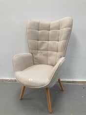 FURNISH BEIGE DESIGNER ARMCHAIR ( P.V.P 159,99€ ).