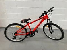 ÜMIT BIKE 24" XR-240, UNISEX YOUTH, COLOUR RED/BLACK, MEDIUM P.V.P. 234€ (DAMAGED).