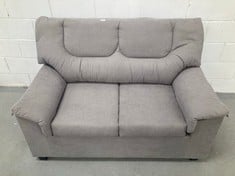 SHIITO : MODEL TRIBECA - 2 SEATER SOFA : MAXIMUM RELAX AND COMFORT : 140 X 98 X 90 CM - COLOUR GREY P.V.P 209,99€ (DAMAGED).