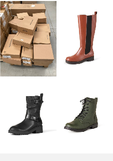 40 X VARIETY OF SHOES IN DIFFERENT SIZES AND MODELS INCLUDING WOMEN'S HIGH BOOTS WITH GUSSET IN BROWN COLOUR SIZE 38.