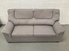 SHIITO | MODEL TRIBECA - 3 SEATER SOFA | MAXIMUM RELAX AND COMFORT | 180 X 98 X 90 CM - GREY COLOUR P.V.P 249€ (DAMAGED AND DIRTY).