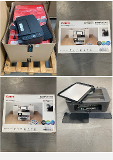 3 X PRINTERS VARIOUS MODELS INCLUDING CANON MAXIFY GX7050 (MAY BE BROKEN OR INCOMPLETE).