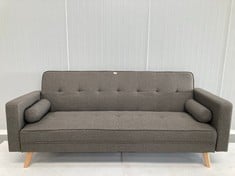 MENZZO SLOW CANAPÉS, FABRIC, DARK GREY, 186 P.V.P. 240€ (DAMAGED).