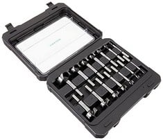 3 X DENALI SHARPENING SET, 14 PCS. FORSTNER, WITH CARRYING CASE.