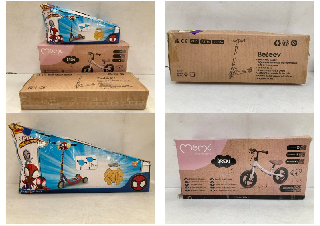 3 X CHILDREN'S VEHICLES OF VARIOUS MAKES AND MODELS INCLUDING BELEEV MODEL BE068.