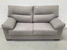 3 SEATER SOFA UPHOLSTERED IN VALDINI PEARL COLOUR STAIN RESISTANT FABRIC, (DAMAGED AT THE BACK P.V.P 286.80€).