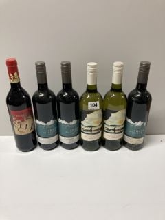 6 X BOTTLES OF WINE TO INCLUDE SKIPPER'S COVE VERDELHO WINE 750ML 13.5% VOL 18+ ID MAY BE REQUIRED UPON COLLECTION E.G. A VALID PASSPORT (COLLECTION ONLY)