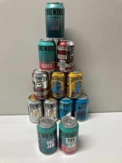 6 X CANS OF BREWDOG BEER TO INCLUDE BREWDOG HAZY JANE NEW ENGLAND IPA BEER 330ML 5% VOL 18+ ID MAY BE REQUIRED UPON COLLECTION E.G. A VALID PASSPORT (COLLECTION ONLY)