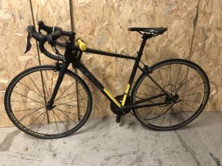 CUBE ATTAIN SL BIKE (NO KEY FOR BIKE LOCK) - (BLACK AND YELLOW) - MPSS3341897 (VAT ONLY PAYABLE ON BUYERS PREMIUM)