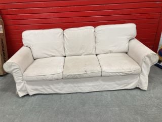 3 SEATER SOFA WITH CUSHIONS