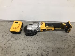 DEWALT ANGLE GRINDER MODEL: DCG405F (MPSG45250782) (VAT ONLY PAYABLE ON BUYERS PREMIUM)(18+ ID REQUIRED)