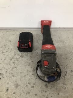 MILWAUKEE M14 HANDHELD ANGLE GRINDER (MPSAZ 07092665)(VAT ONLY PAYABLE ON BUYERS PREMIUM)(18+ ID REQUIRED)