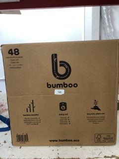 BOX OF 48 ROLLS OF BAMBOO TOILET ROLL