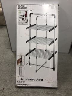 BLACK + DECKER 3 TIER HEATED AIRER - 300W