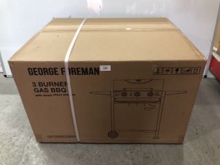 GEORGE FOREMAN 3 BURNER GAS BBQ MODEL: GFGBBQ3BW