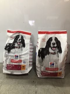 2 X BAGS OF HILLS ADULT DOG FOOD - 14KG PER BAG