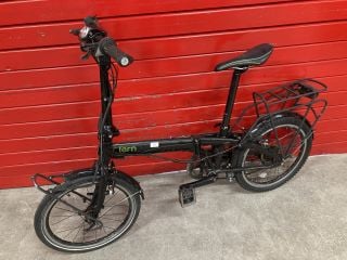 TERN LINK FOLDING BLACK BIKE (MPSS02818461) (VAT ONLY PAYABLE ON BUYERS PREMIUM)