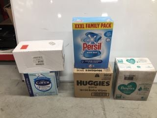 QTY OF ITEMS INC XXXL FAMILY PACK PERSIL NON BIO