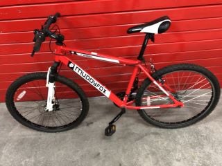 MUDDYFOX RED MOUNTAIN BIKE (VAT ONLY PAYABLE ON BUYERS PREMIUM)