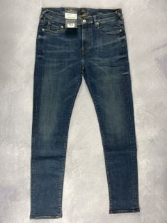 PAUL SMITH MEN'S SLIM FIT JEAN. SIZE: 32, MADE FROM: 95% COTTON 3% POLYESTER 2% ELASTANE. RRP: £125