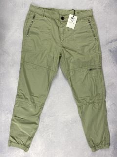 PAUL SMITH MEN'S FLIGHT TROUSER. SIZE: 34, MADE FROM: 100% COTTON - WOVEN PFD/GMT DYE  135GM. RRP: £120