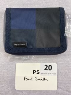 PAUL SMITH MEN'S WALLET BFOLD CHK NY. MADE FROM: 100% NYLON. RRP: £80