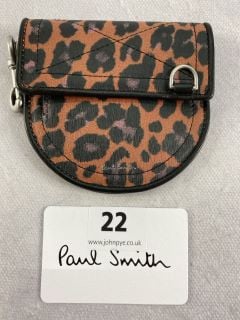 PAUL SMITH WOMEN'S PURSE CLIP POUCH. MADE FROM: 100 COW LEATHER. RRP: £175