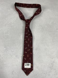 PAUL SMITH MEN'S TIE NARROW FLOWERS. MADE FROM: 100 SILK WOVEN. RRP: £100