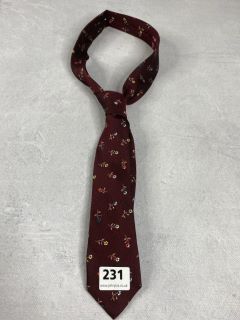 PAUL SMITH MEN'S TIE NARROW FLOWERS. MADE FROM: 100 SILK WOVEN. RRP: £100