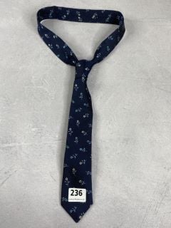 PAUL SMITH MEN'S TIE NARROW FLOWERS. MADE FROM: 100 SILK WOVEN. RRP: £100