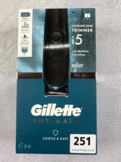 GILLETTE INTIMATE GENTLE AND EASY INTIMATE HAIR TRIMMER I5 BY BRAUN (SEALED)