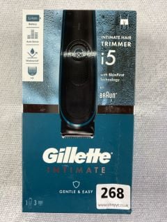 GILLETTE INTIMATE GENTLE AND EASY INTIMATE HAIR TRIMMER I5 BY BRAUN (SEALED)