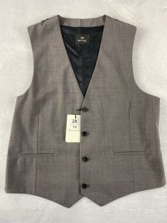 PAUL SMITH GENT'S WAISTCOAT. SIZE: 42, MADE FROM: 100 WOOL WOVEN. RRP: £135