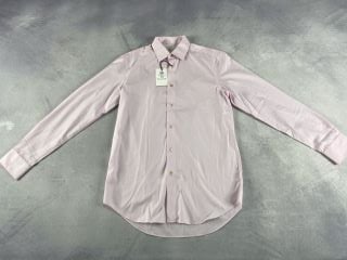 PAUL SMITH GENT'S S/C SLIM SHIRT. SIZE: 15, MADE FROM: 100 COTTON. RRP: £160