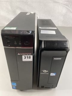 2 X DESKTOPS TO INCLUDE LENOVO PC PERSONAL COMPUTER. [JPTN41778, JPTN41772]