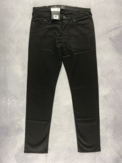 PAUL SMITH MEN'S TAPERED FIT JEAN. SIZE: 32, MADE FROM: 92 COTTON 5 POLYESTER 3 ELASTANE   WOVEN 10.5OZ BLACK DENIM. RRP: £125