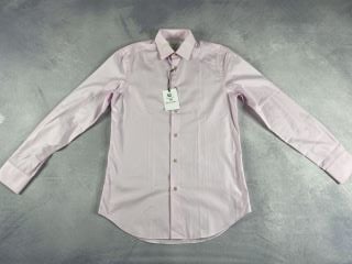 PAUL SMITH GENT'S S/C SLIM SHIRT. SIZE: 15, MADE FROM: 100 COTTON. RRP: £160