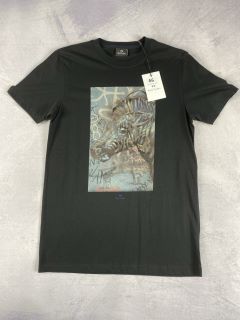 PAUL SMITH MEN'S SLIM FIT T-SHIRT GRAFFITI. SIZE: S, MADE FROM: 100% ORGANIC COTTON. RRP: £65