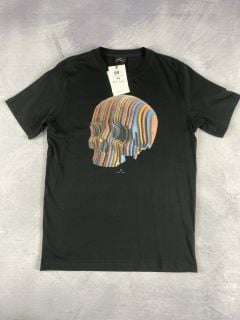 PAUL SMITH MEN'S REG FIT T-SHIRT MULTI SKULL. SIZE: S, MADE FROM: 100% ORGANIC COTTON. RRP: £65